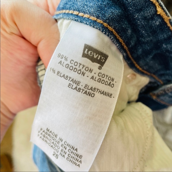 Levis Blue Boyfriend Denim Skinny Jean - Picture 6 of 6